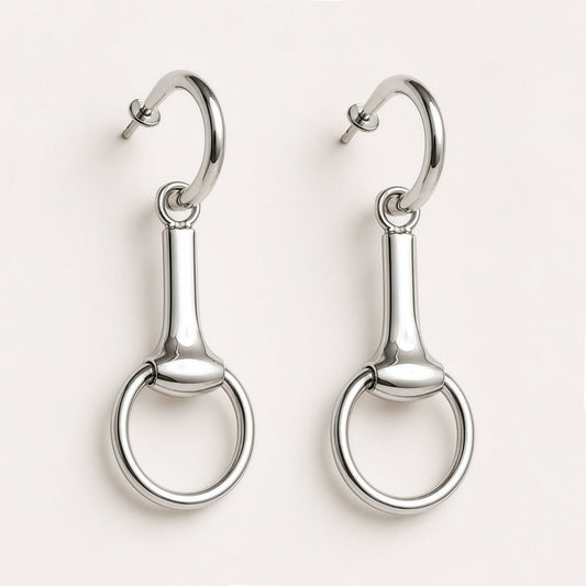 Odeza - Equestrian Horse Bit Earring in Sterling Silver Urban-Equestrian