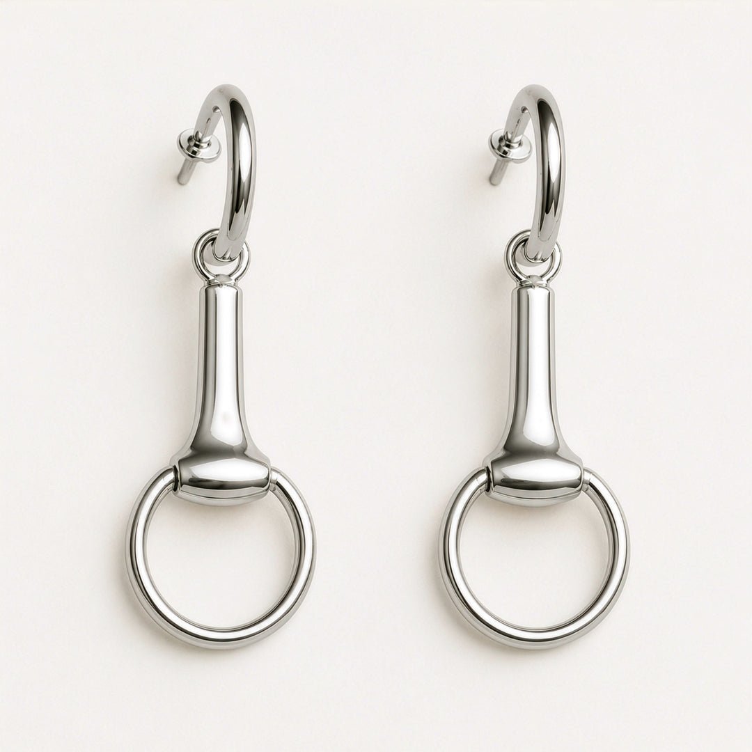 Odeza - Equestrian Horse Bit Earring in Sterling Silver Urban-Equestrian