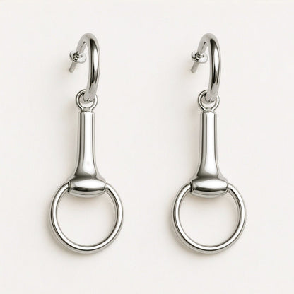 Odeza - Equestrian Horse Bit Earring in Sterling Silver Urban-Equestrian
