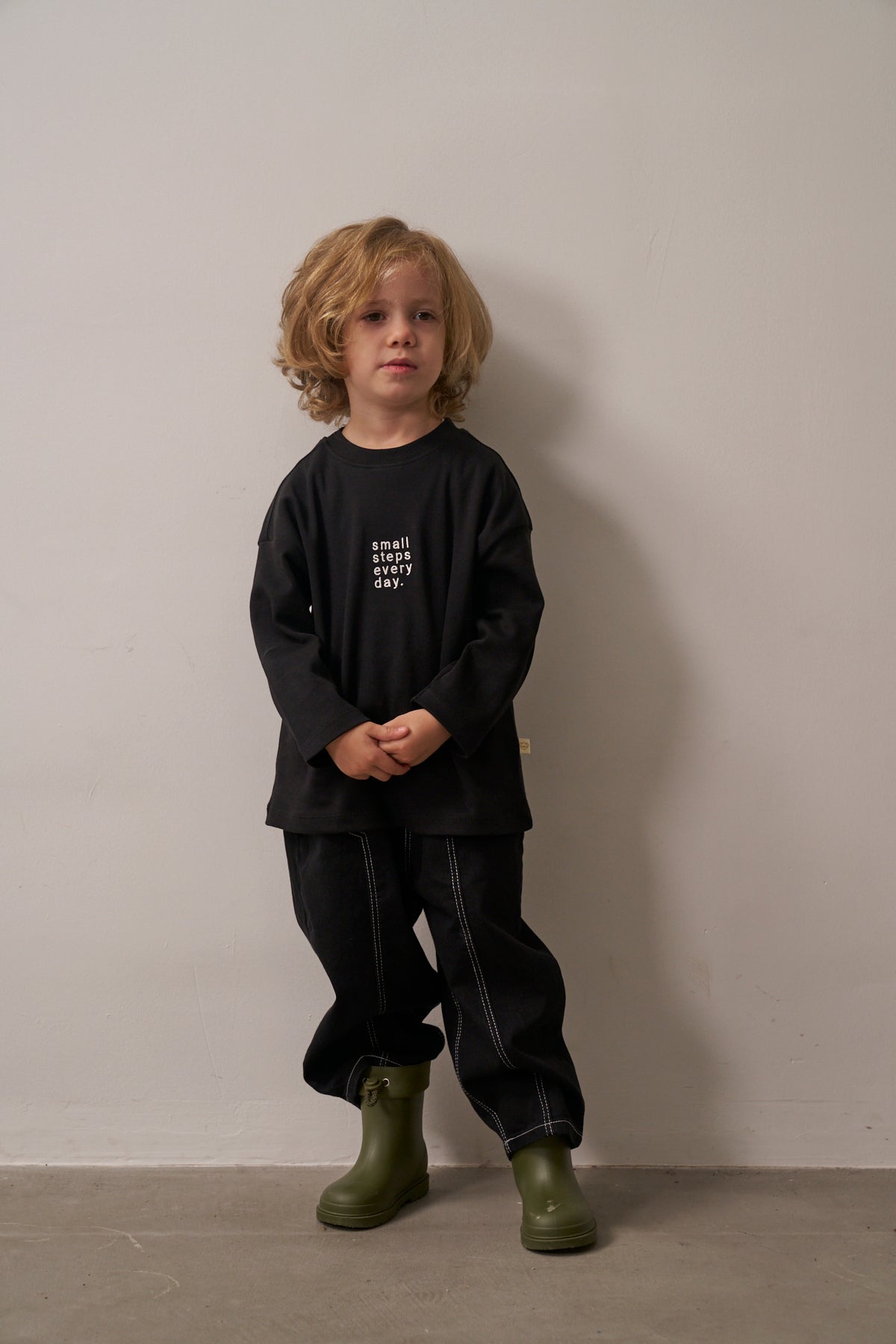 Small Steps Long Sleeve Top Honey and Hive