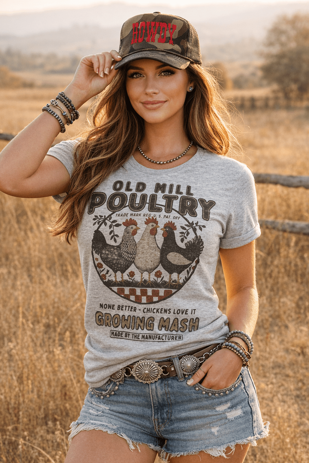 Old Mill Poultry Graphic Tee Wild Junkie