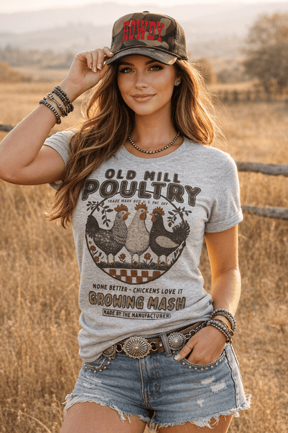 Old Mill Poultry Graphic Tee Wild Junkie