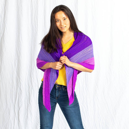 Ombre Stitch Sampler Shawl Pattern
