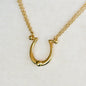 Omega - Equestrian Horseshoe Necklace in Gold Urban-Equestrian