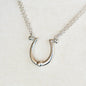 Omega - Equestrian Horseshoe Necklace in Silver Urban-Equestrian