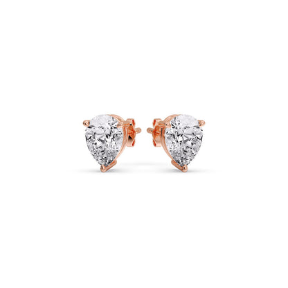 Diamond Pear Cut 3 Prong Earring Fascinating Diamonds