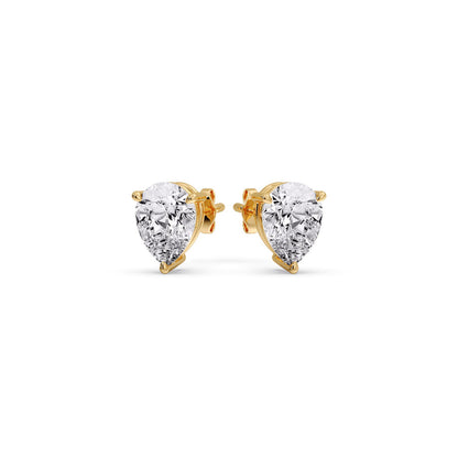 Diamond Pear Cut 3 Prong Earring Fascinating Diamonds