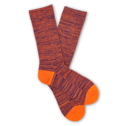 Orange Marl Casual Socks DeadSoxy