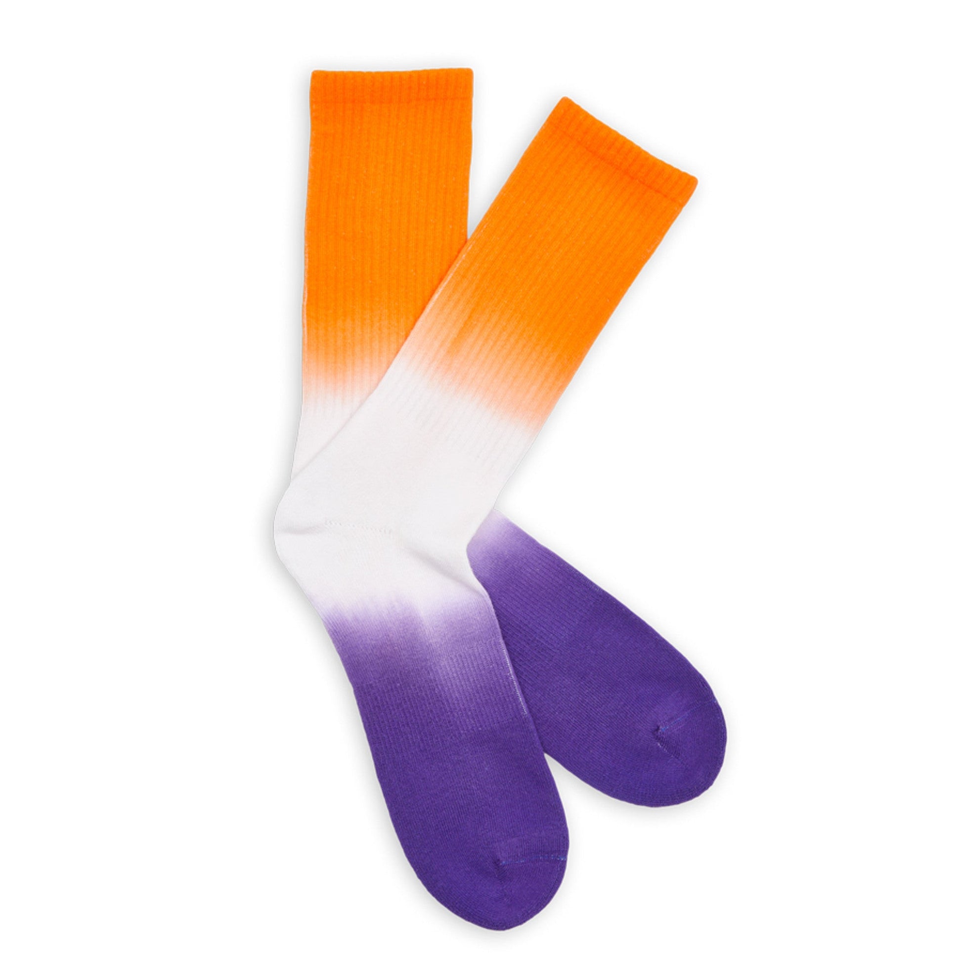 Orange / Purple Dip Casual Socks DeadSoxy