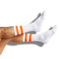 Orange Retro Casual Socks DeadSoxy