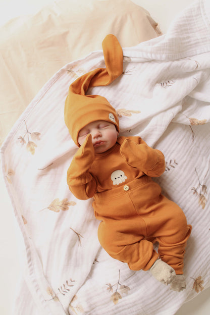Octopus Patterned 5 Piece Newborn Set Honey and Hive