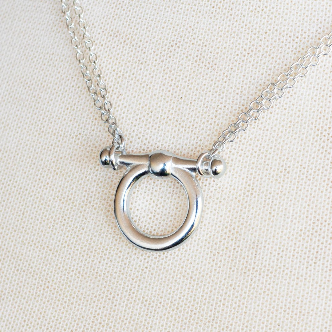 Orion - Equestrian Horse Bit Necklace in Silver Urban-Equestrian