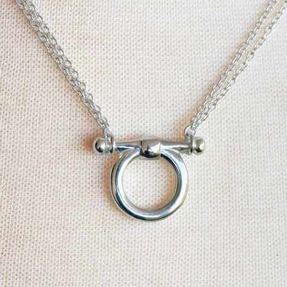 Orion - Equestrian Horse Bit Necklace in Silver Urban-Equestrian