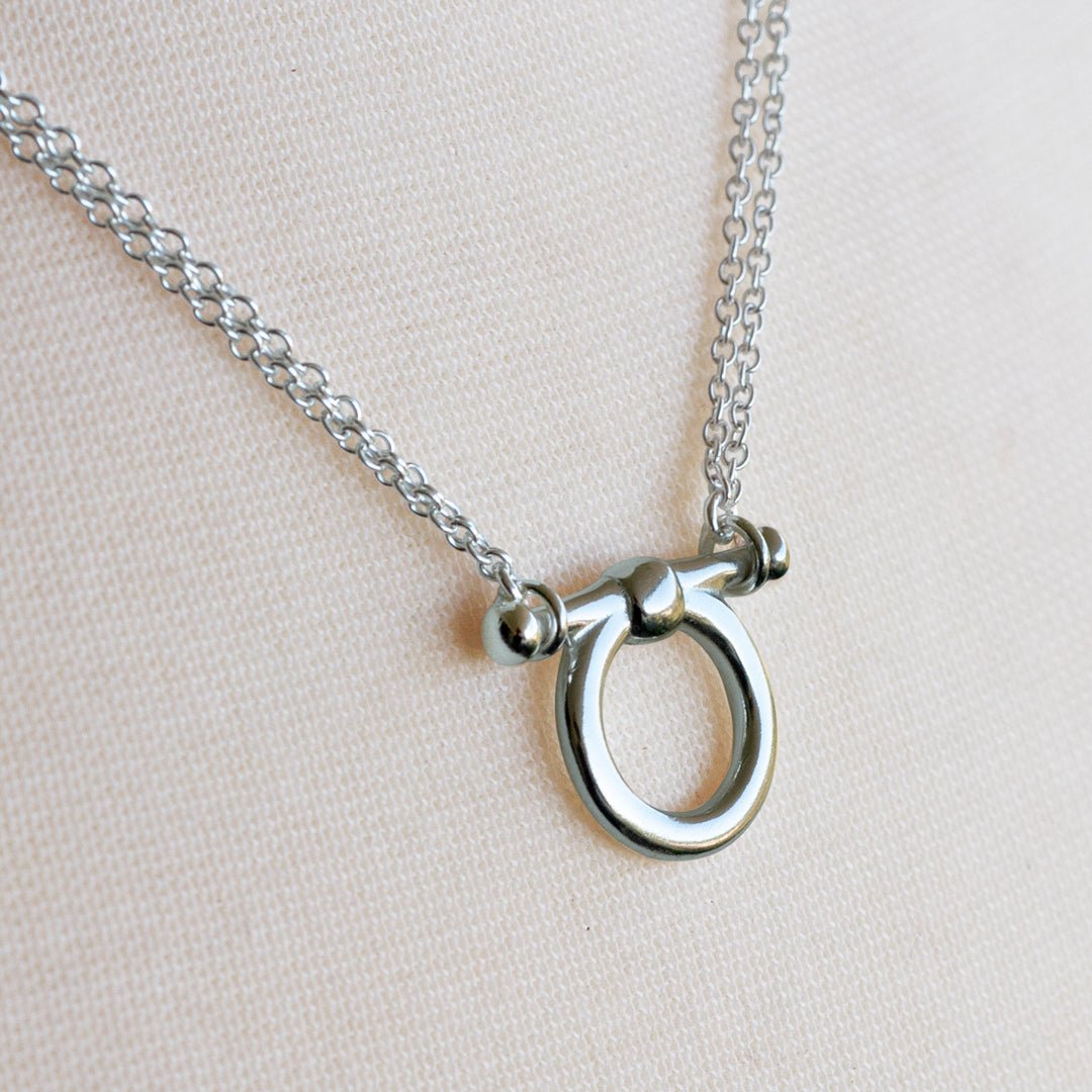 Orion - Equestrian Horse Bit Necklace in Silver Urban-Equestrian