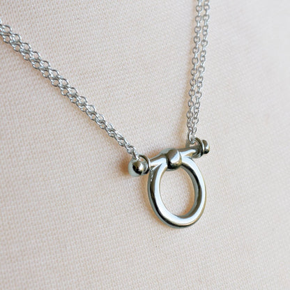 Orion - Equestrian Horse Bit Necklace in Silver Urban-Equestrian