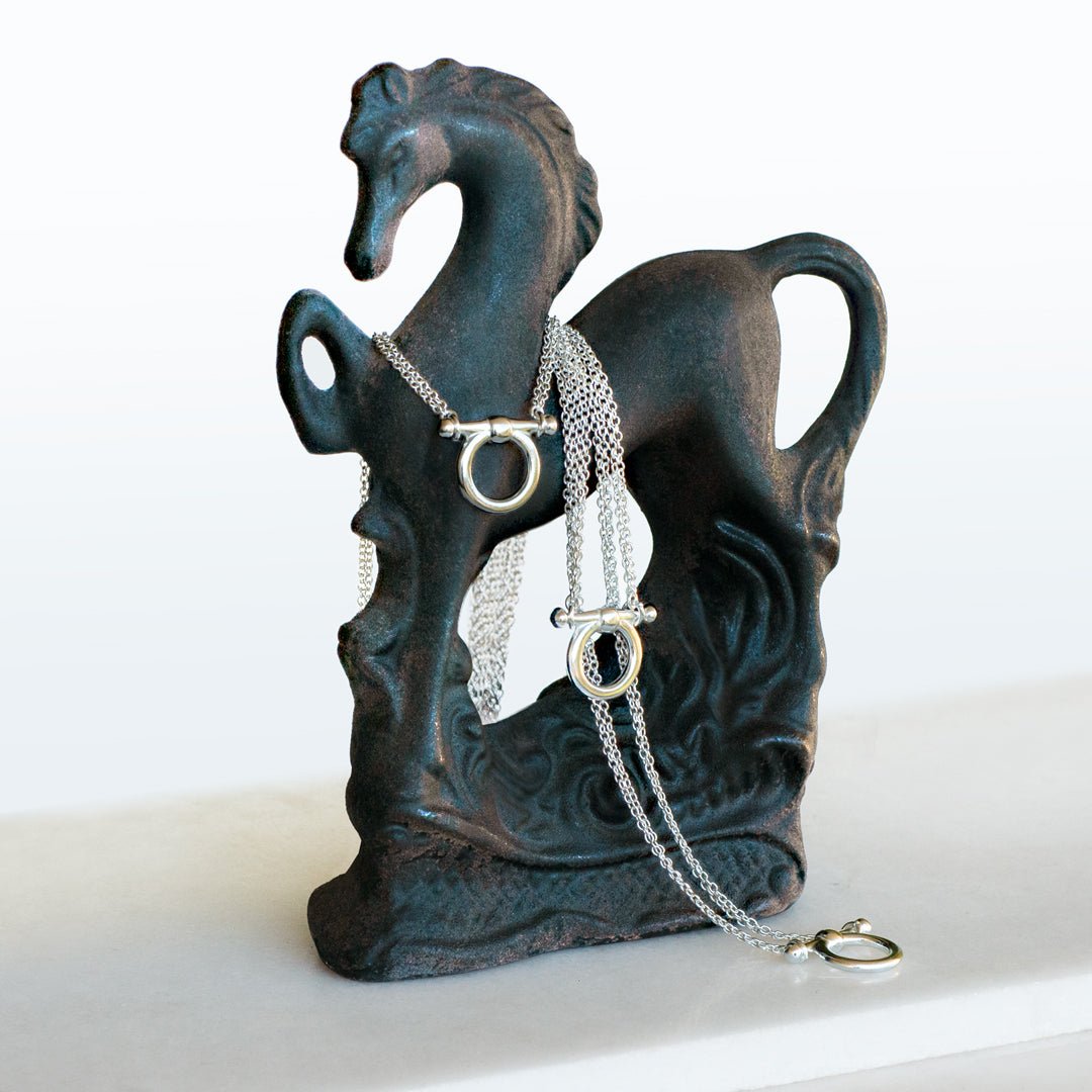 Orion - Equestrian Horse Bit Necklace in Silver Urban-Equestrian