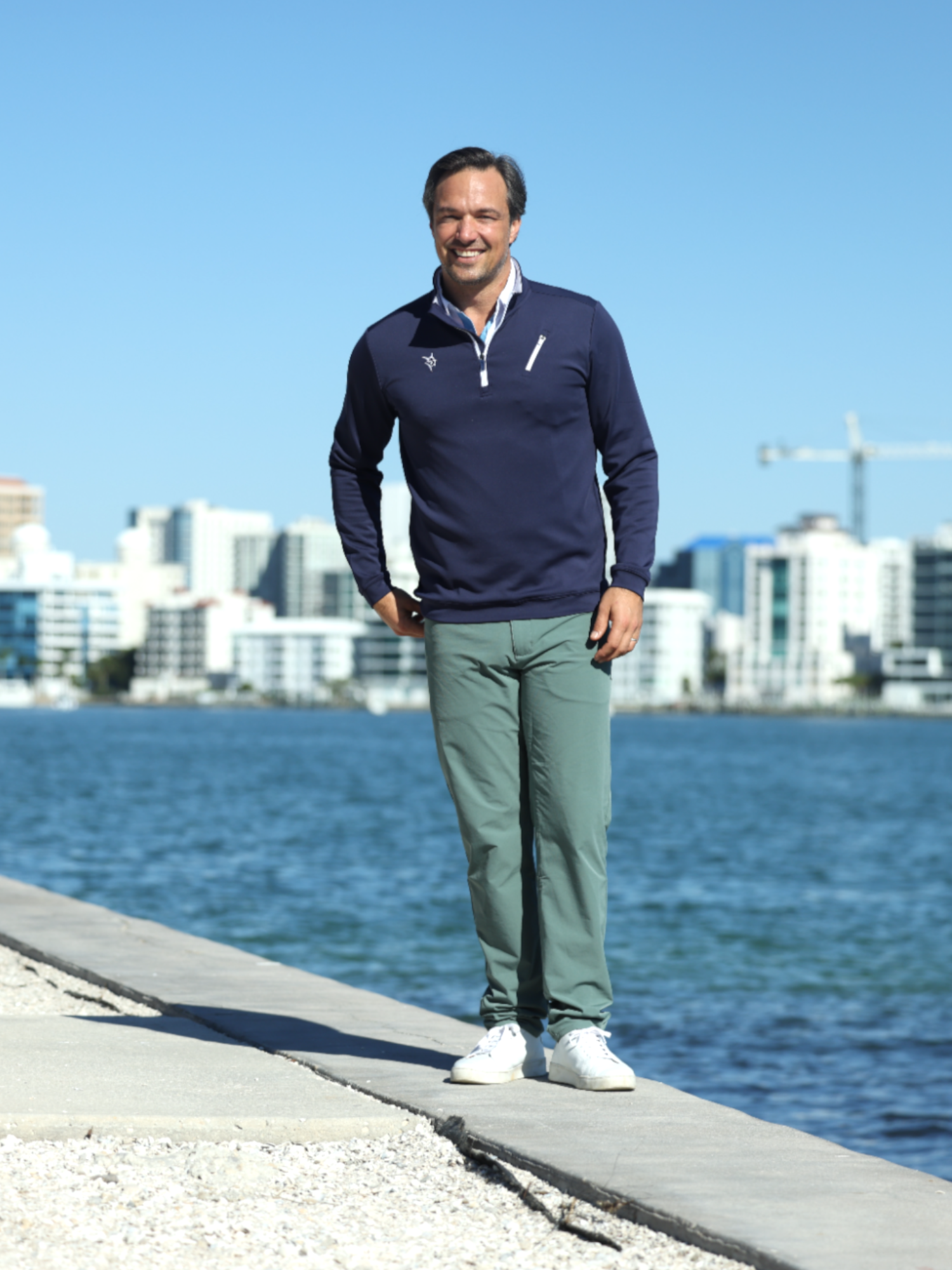 Oceanside Pullover Smooth Stretch White Water Life