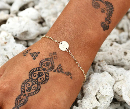 Emberline Initial Bracelet Ivory Embers
