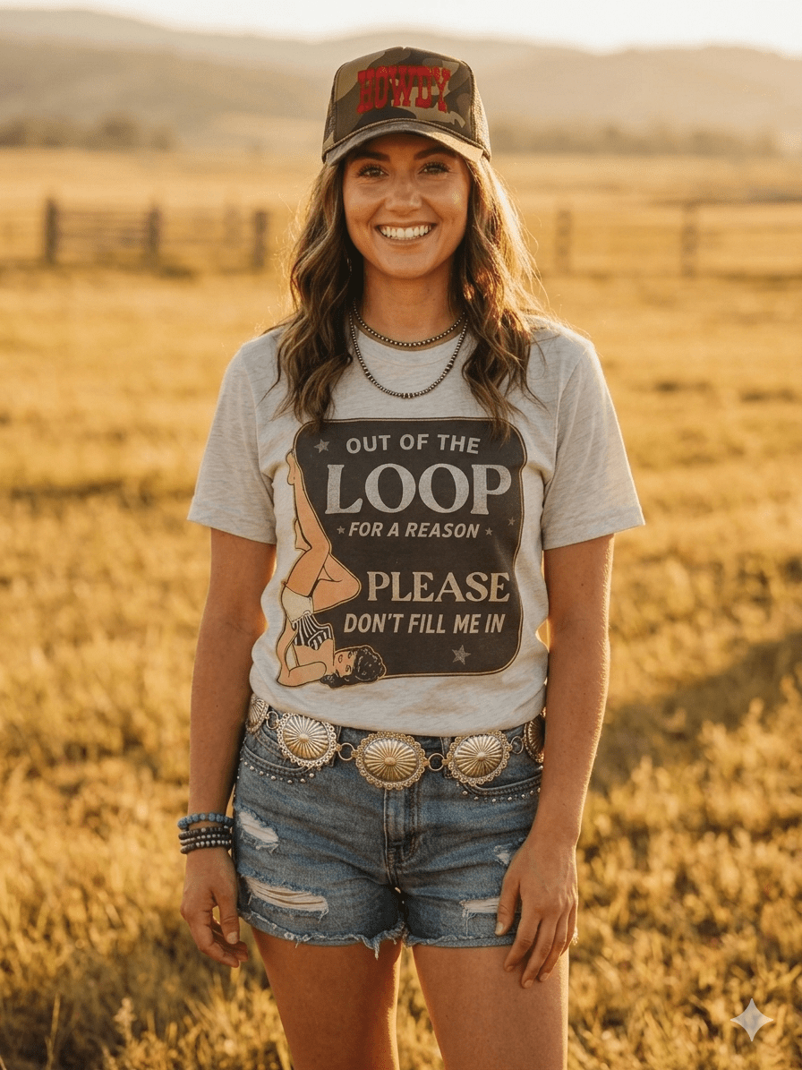 Out Of The Loop For A Reason Graphic Tee Wild Junkie