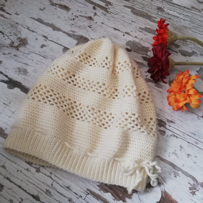 Out of the Snow Beanie Crochet Pattern
