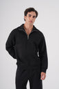 Unisex Oversize Half-Zip Sweatshirt & Baggy Sweatpants Set Withinblack