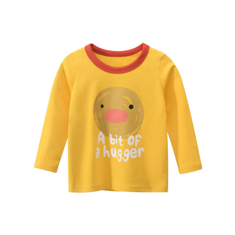 Korean Style Long-sleeved T-shirt for Girls