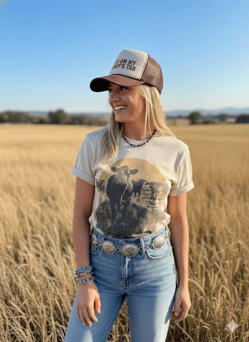 Pasture Sunset Graphic Tee Wild Junkie