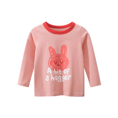 Korean Style Long-sleeved T-shirt for Girls