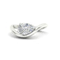 Curve Wave Pear Shaped Solitaire Diamond Ring Fascinating Diamonds