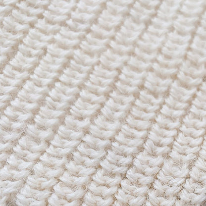 Textured Alpaca Beanie Hat Purely Alpaca