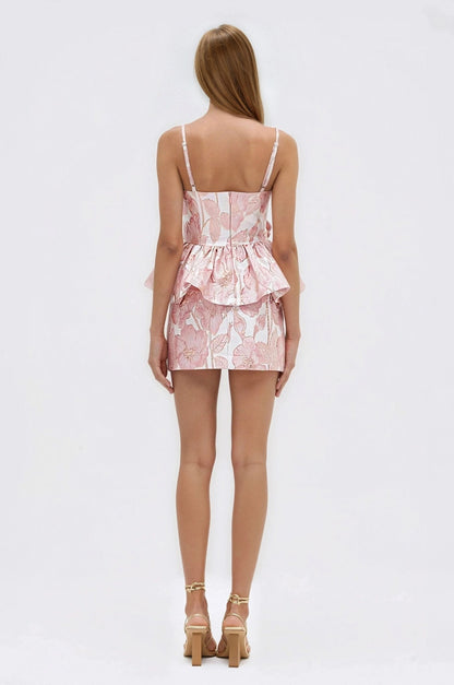 Petal Jacquard Skirt – Pink XO, Tina