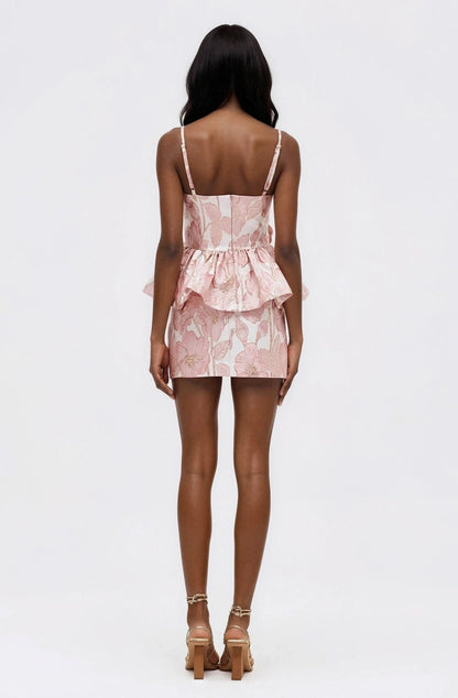 Petal Jacquard Skirt – Pink XO, Tina
