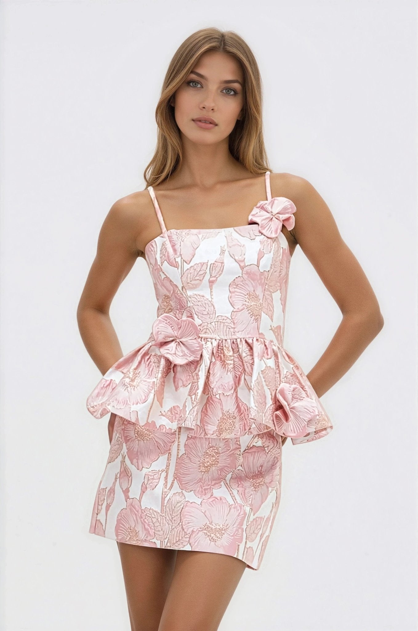 Petal Jacquard Top – Pink XO, Tina