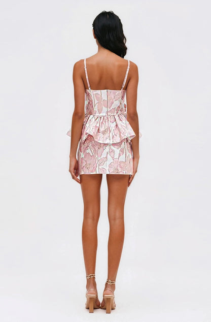 Petal Jacquard Top – Pink XO, Tina