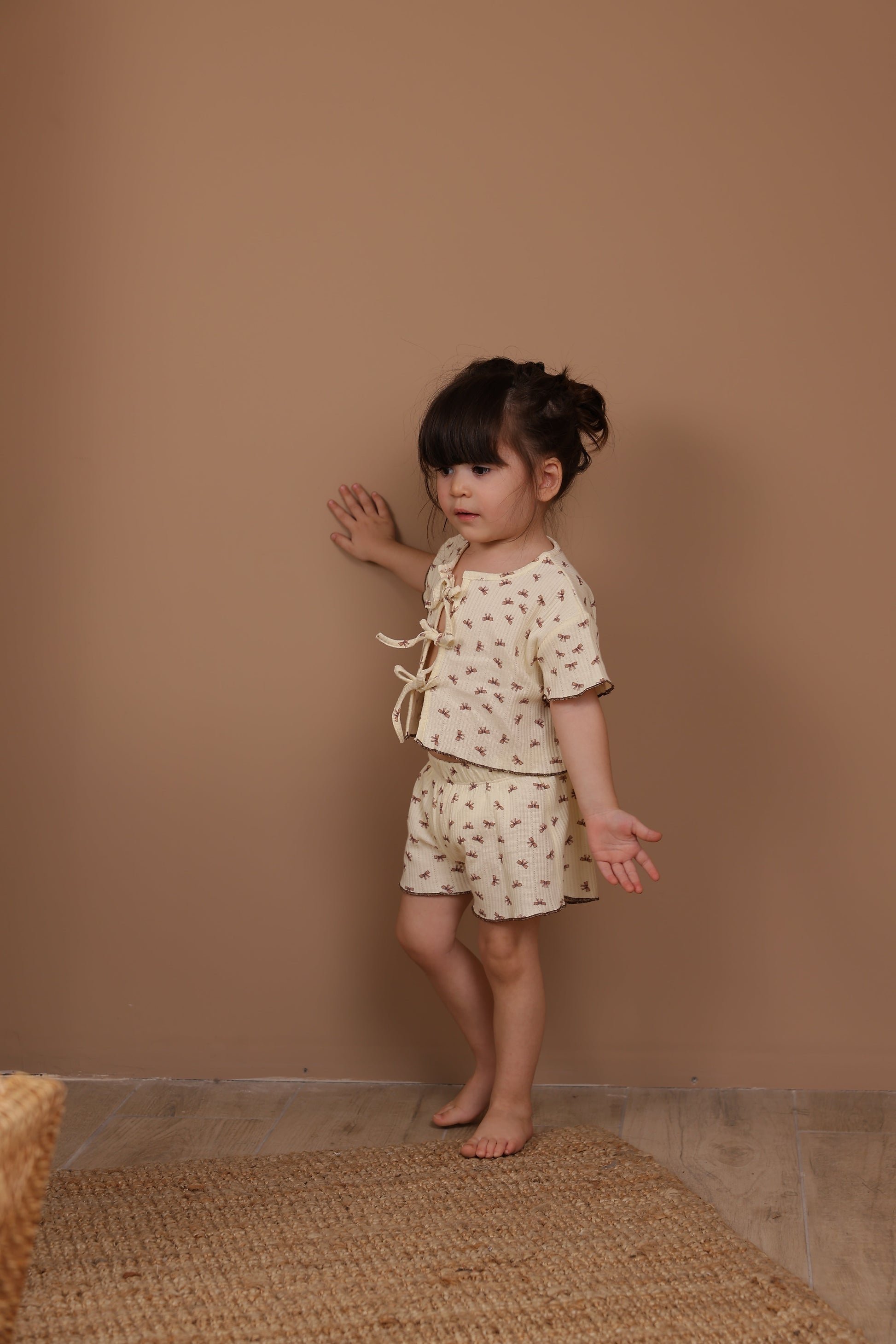 Petite Bow Tie-Front Set Honey and Hive