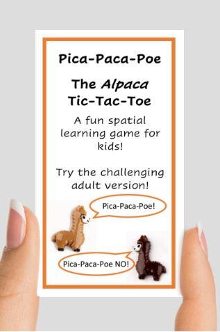 Pica Paca Poe - Alpaca Tic-Tac-Toe Game Purely Alpaca