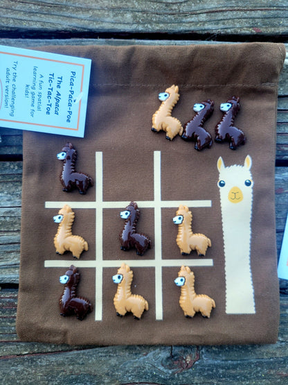 Pica Paca Poe - Alpaca Tic-Tac-Toe Game Purely Alpaca
