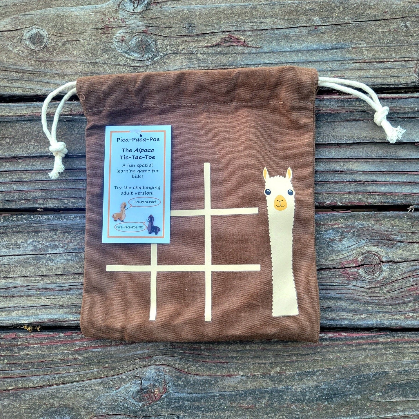 Pica Paca Poe - Alpaca Tic-Tac-Toe Game Purely Alpaca