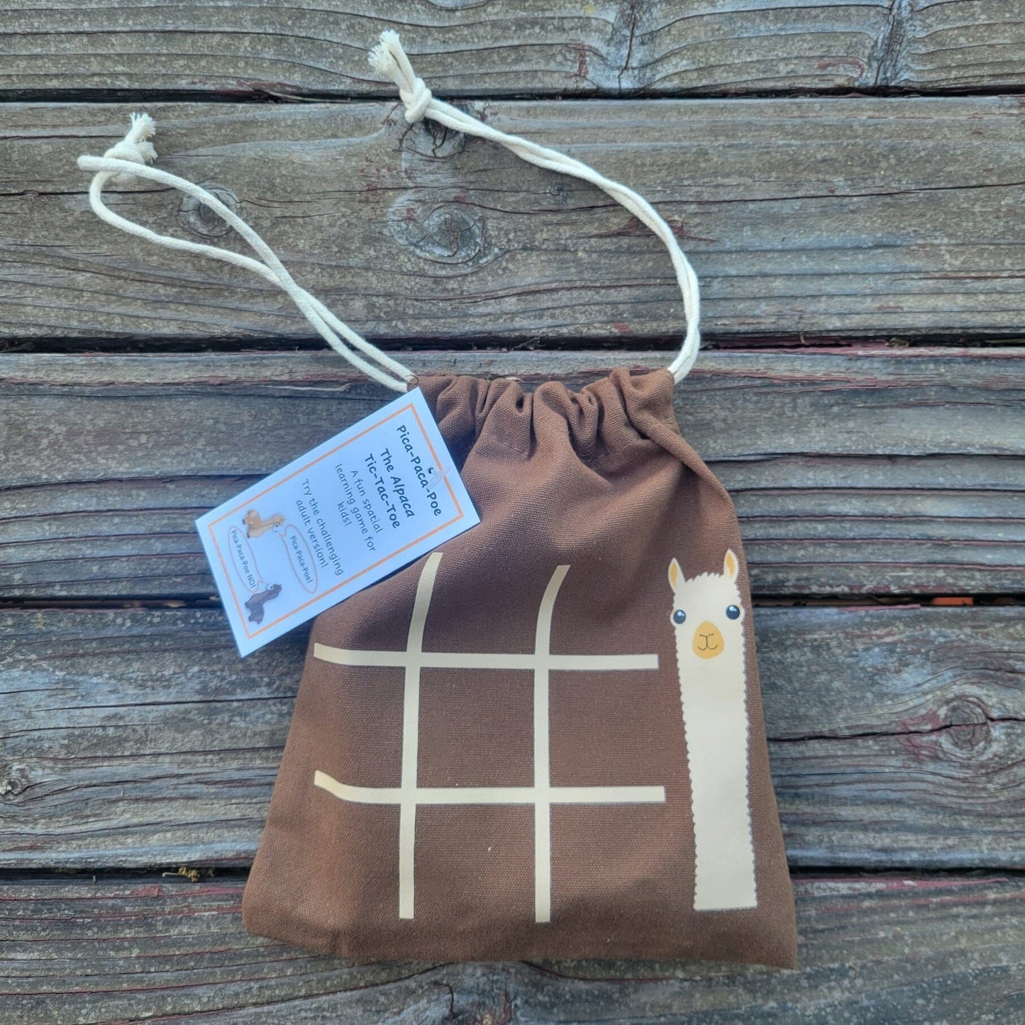 Pica Paca Poe - Alpaca Tic-Tac-Toe Game Purely Alpaca