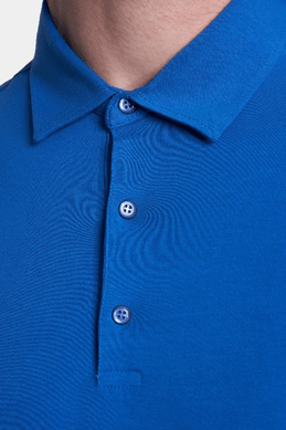The Mercerized Cotton Polo(Royal Blue) Bright Moons