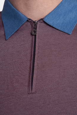 The Mercerized Cotton  Polo (Taupe) Bright Moons