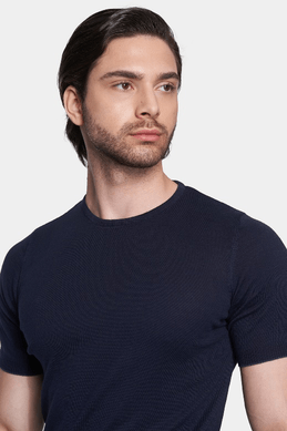 The Essential Shirt (Dark Navy) Bright Moons