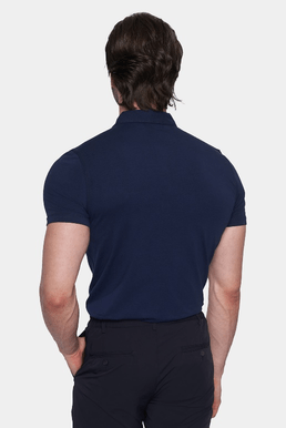 The Mercerized Cotton Polo (Navy) Bright Moons