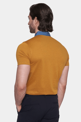 The Mercerized Cotton Polo (Gulf Orange) Bright Moons