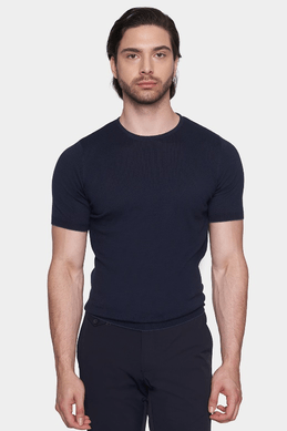 The Essential Shirt (Dark Navy) Bright Moons