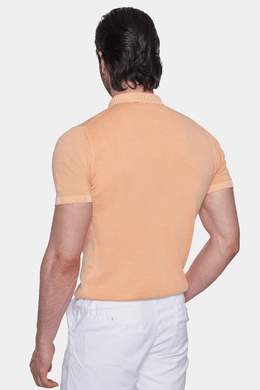 The Mercerized Cotton Polo (Creamsicle Orange) Bright Moons