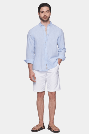 The Luxury Linen Shirt (Sky Blue) Bright Moons