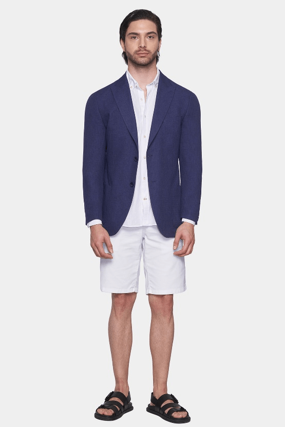 The Luxury Linen Shirt (Pure White) Bright Moons