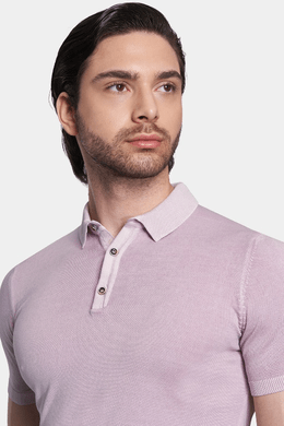 The Mercerized Cotton Polo (Lavender) Bright Moons