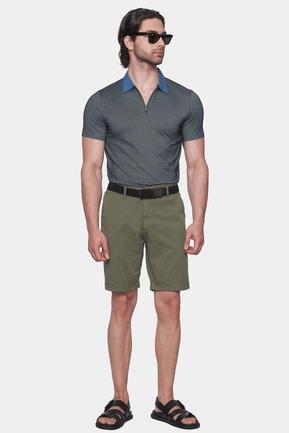 The Mercerized Cotton Polo (Stone) Bright Moons